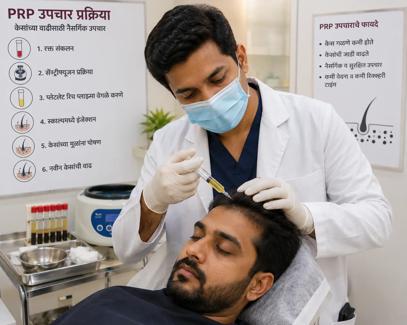 PRP FOR HAIR GROWTH in Gangapur road Nashik 